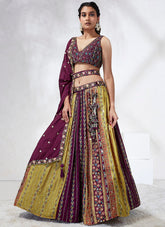 Pretty Looking Lehenga Choli in Burgundy